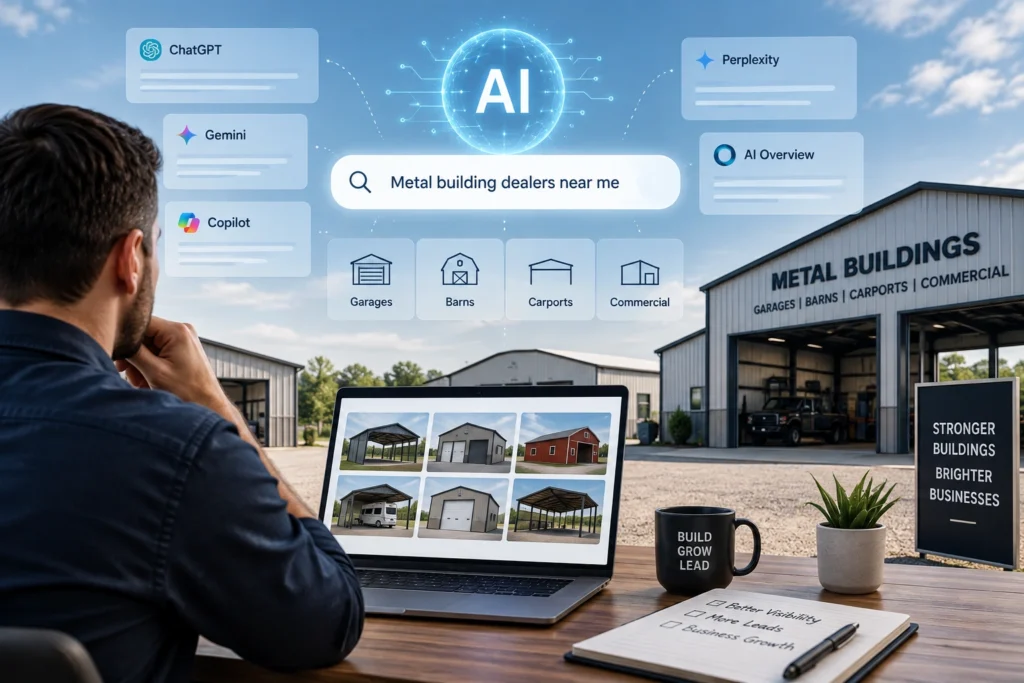 How Metal Building Dealers Can Improve Their Visibility in AI Search