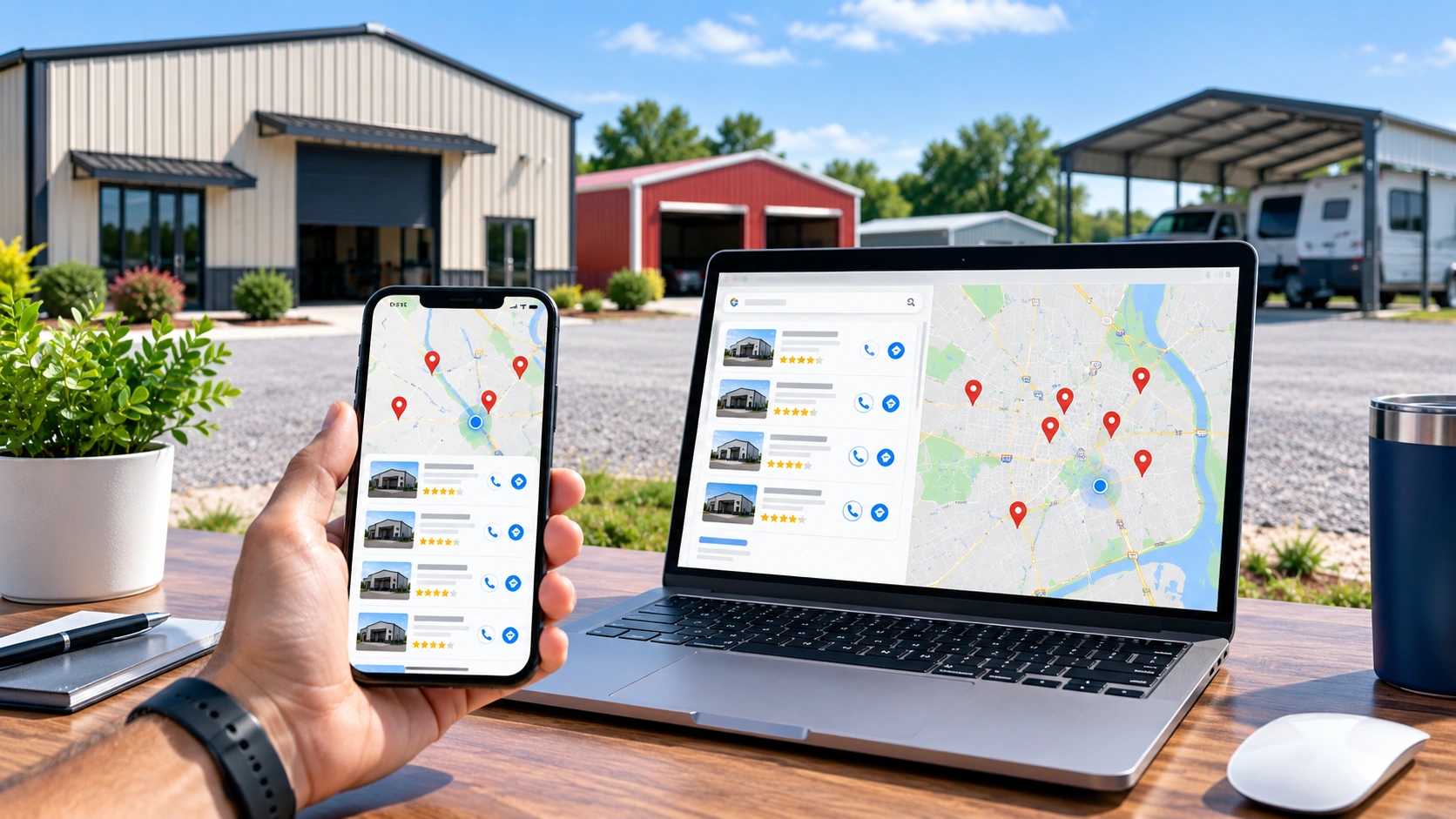 How Metal Building Dealers Can Rank in Google Maps